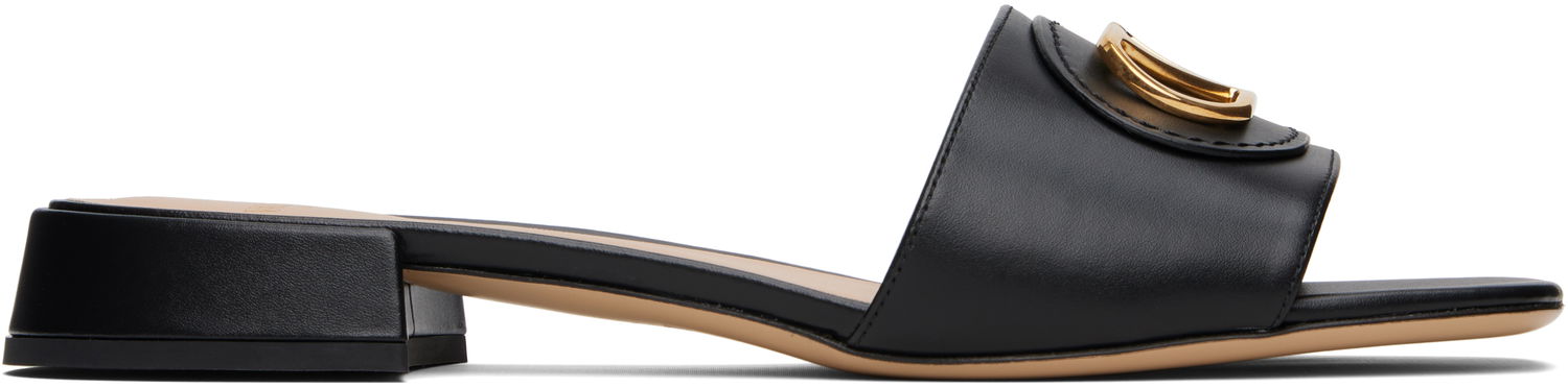Sneakers og sko Valentino Garavani VLogo Signature Slide Sandals Sort | 6W0S0LT0DSH, 0