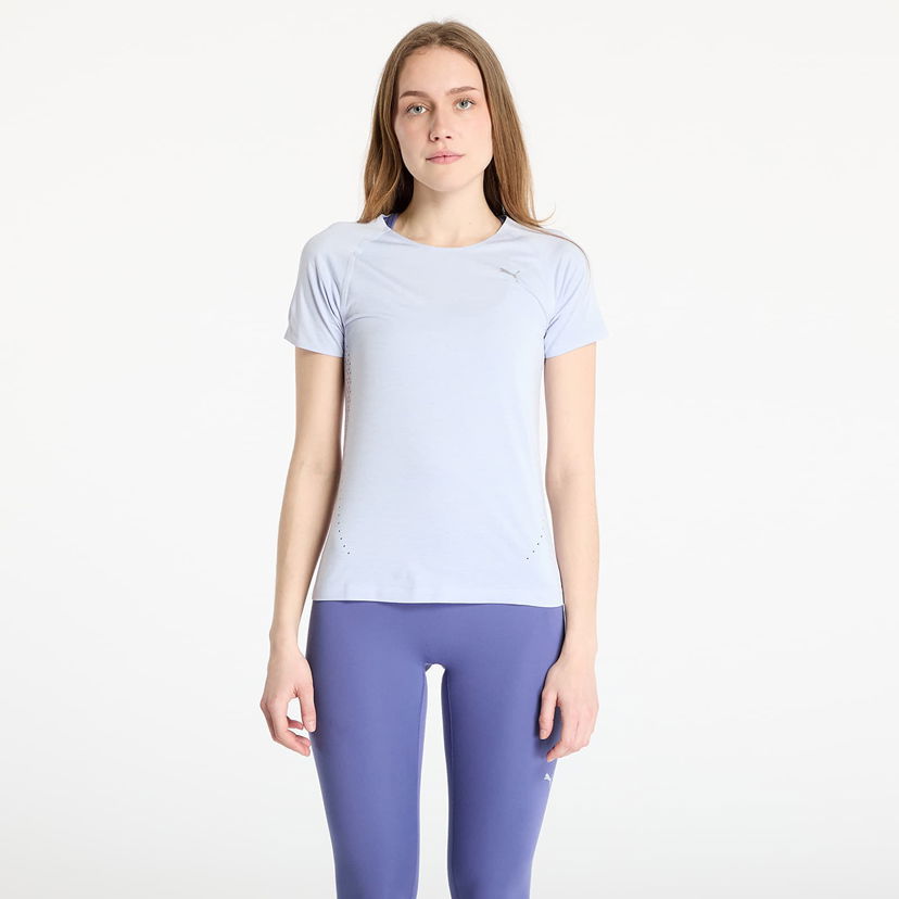 T-shirt Puma Puma Run Cloudspun Tee Cool Weather Running T-Shirt Lilla | 52665247