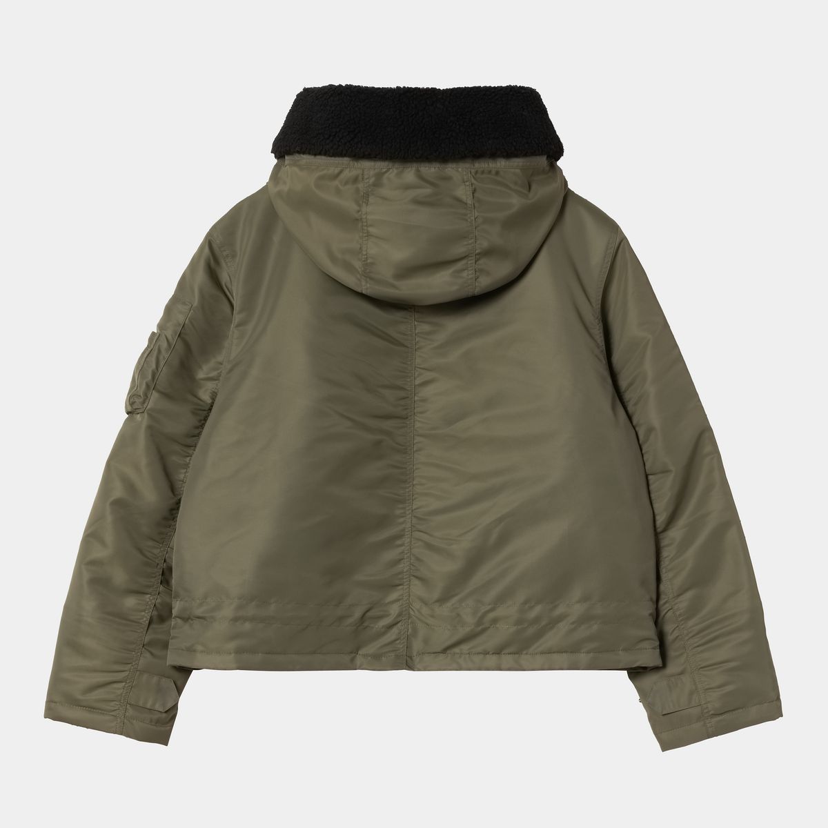 Parka Carhartt WIP Oltera Hooded Jacket with Sherpa Lined Hood Grøn | I035318_9, 1