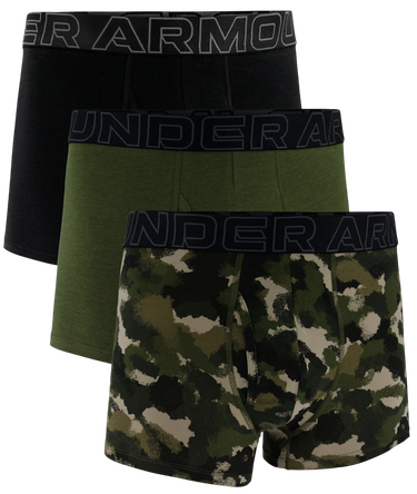 Boksere Under Armour Performance Cotton Boxer Briefs 3-Pack with Print Flerfarvet | 1383892-391, 0