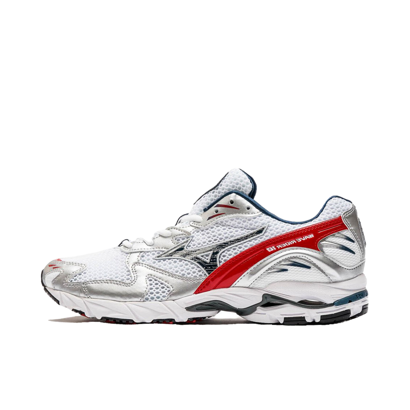 Løbe Mizuno Wave Rider 10 OG Pack High Risk Red Insignia Blue Metalisk | D1GA210408