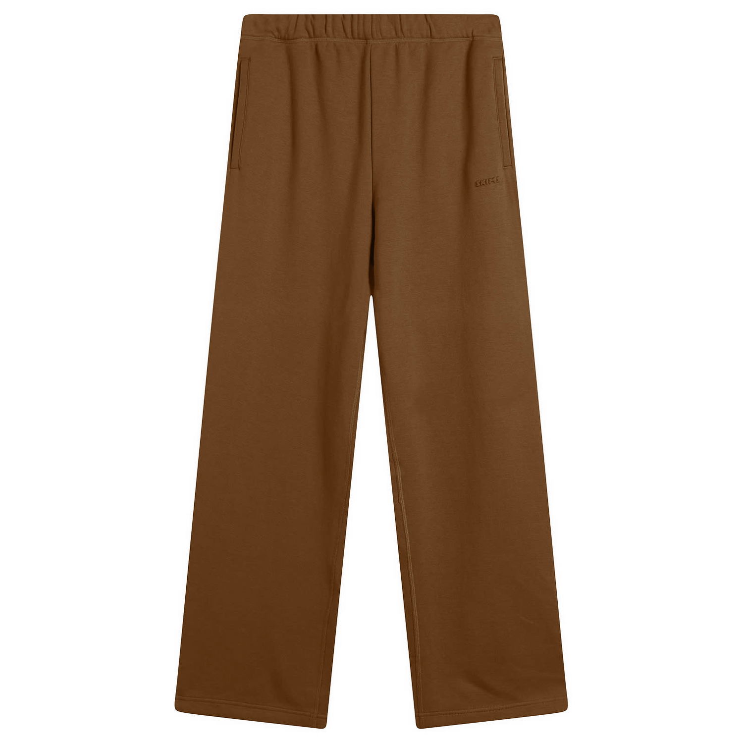 Joggingbukser SKIMS Cotton Fleece Classic Straight Leg Pant Brun | ST-PNT-8385W-BSN, 0