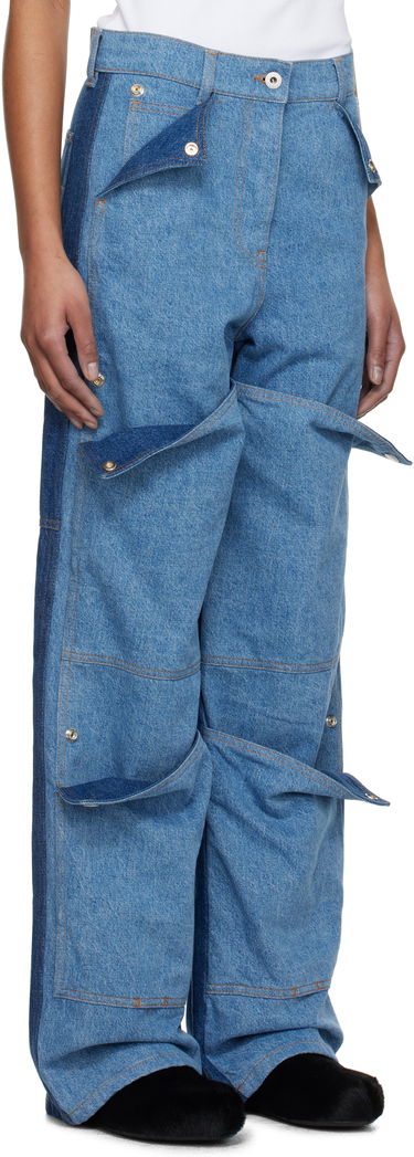 Jeans KENZO Kenzo Paris Multipocket Cargo Jeans Blå | FF52DP2306B4, 1