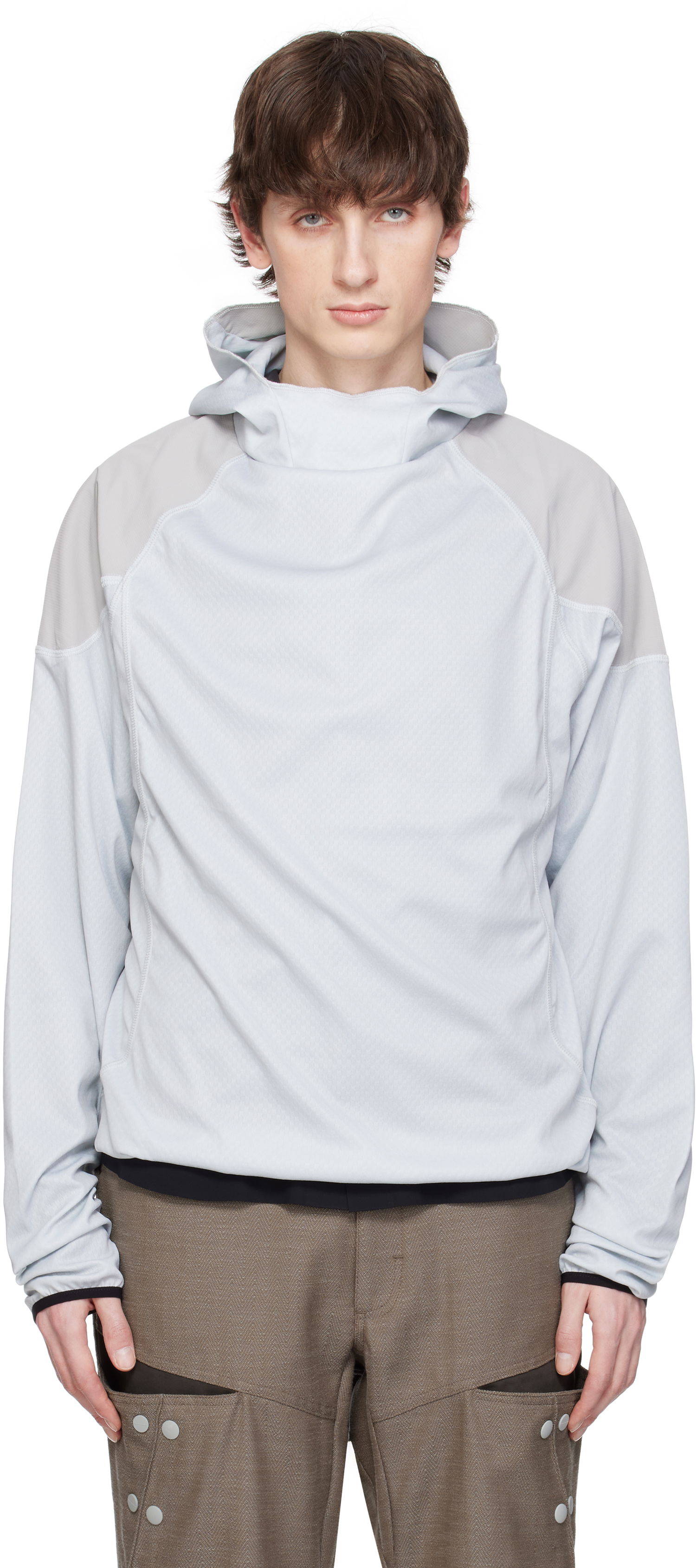 Sweatshirt GR10K GR10K Combact Hoodie Grå | BG824122EI, 0