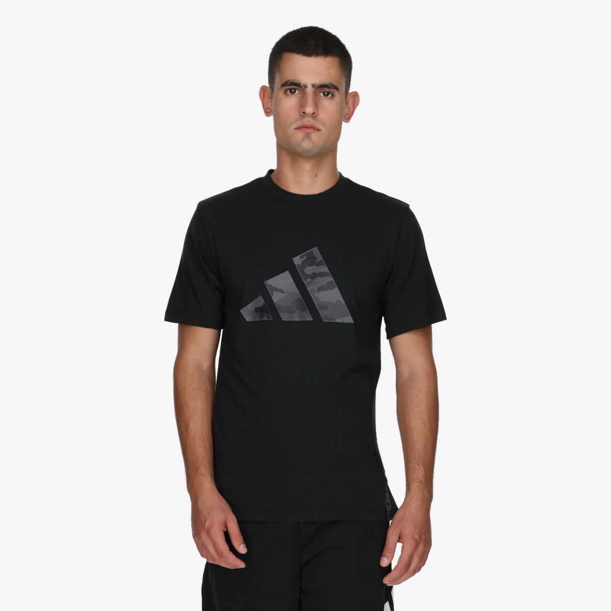 T-shirt adidas Performance Training Camo Graphic Tee Sort | IS6151, 1