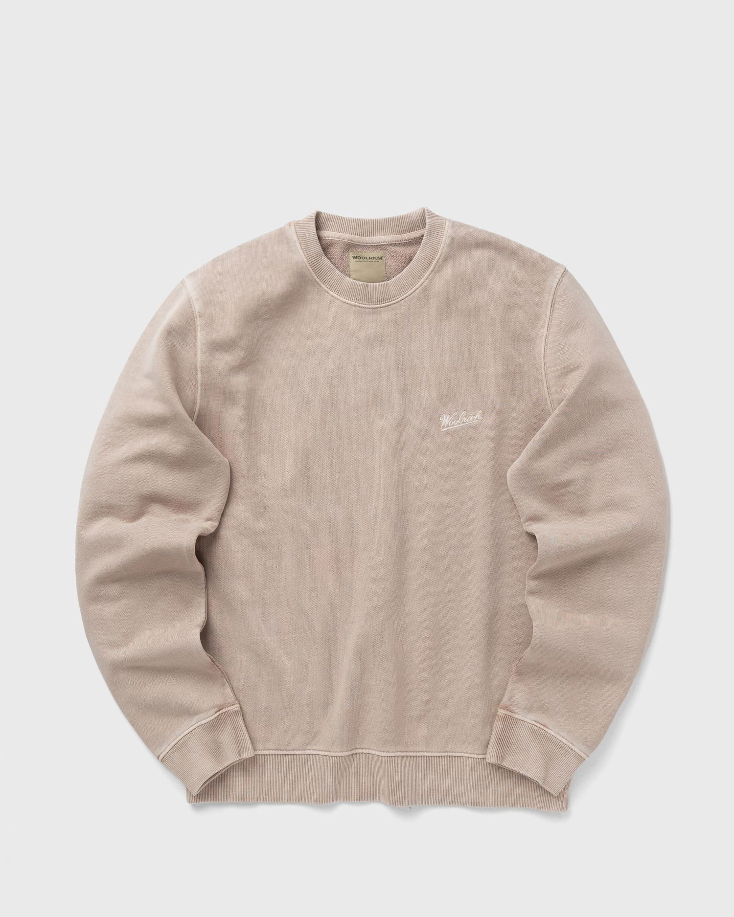 Sweatshirt WOOLRICH GARMENT DYED CREWNECK Beige | CFWOSW0259MRUT3686-8072, 0