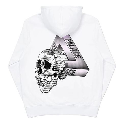 Sweatshirt Palace Loose Fit Graphic Hoodie Hvid | P19HD033