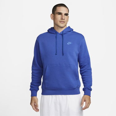Sweatshirt Nike Sportswear Club Fleece Pullover Hoodie Blå | DJ6632-480, 0