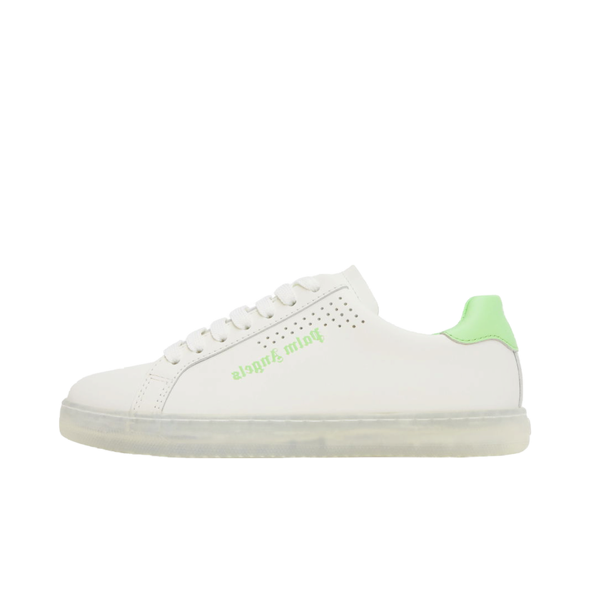 Sneakers og sko Palm Angels White & Green Palm One Hvid | PWIA035E23LEA0020150