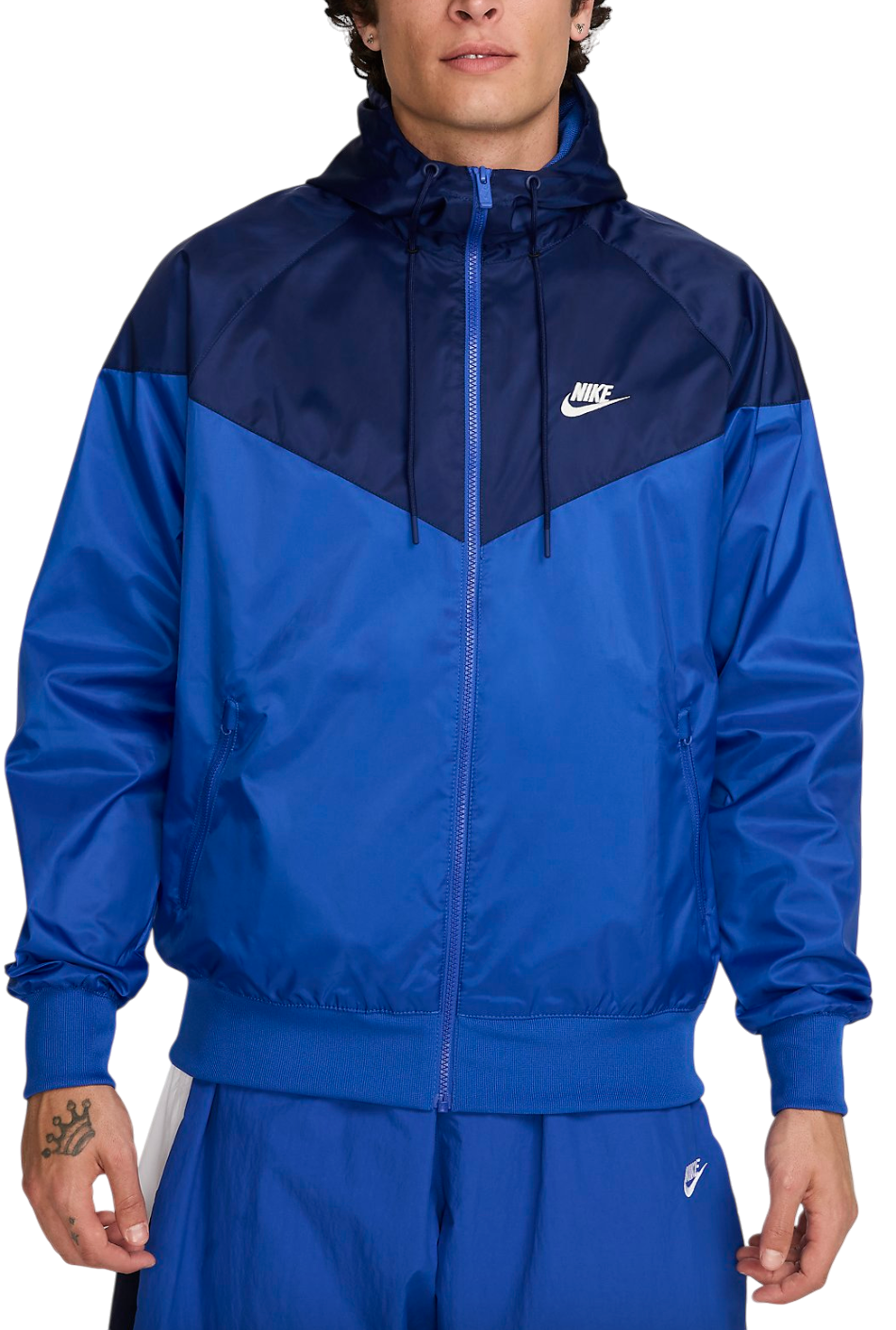 Vindjakke Nike Nike Hooded Woven Jacket Blå | da0001-481, 0
