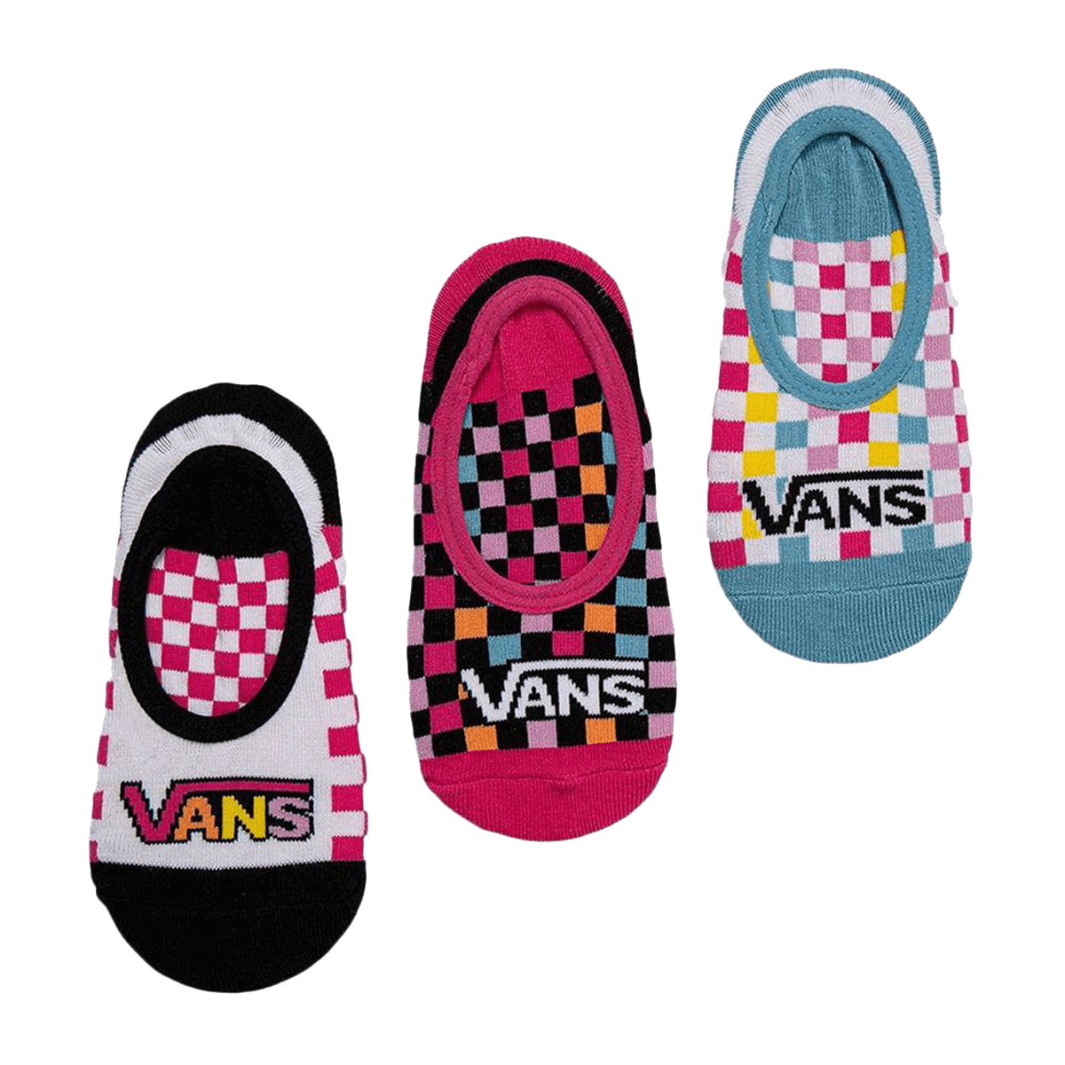 Sokker Vans Vans Zoocano No-Show Socks 3 Pairs Flerfarvet | VN0A5DQ5448, 0