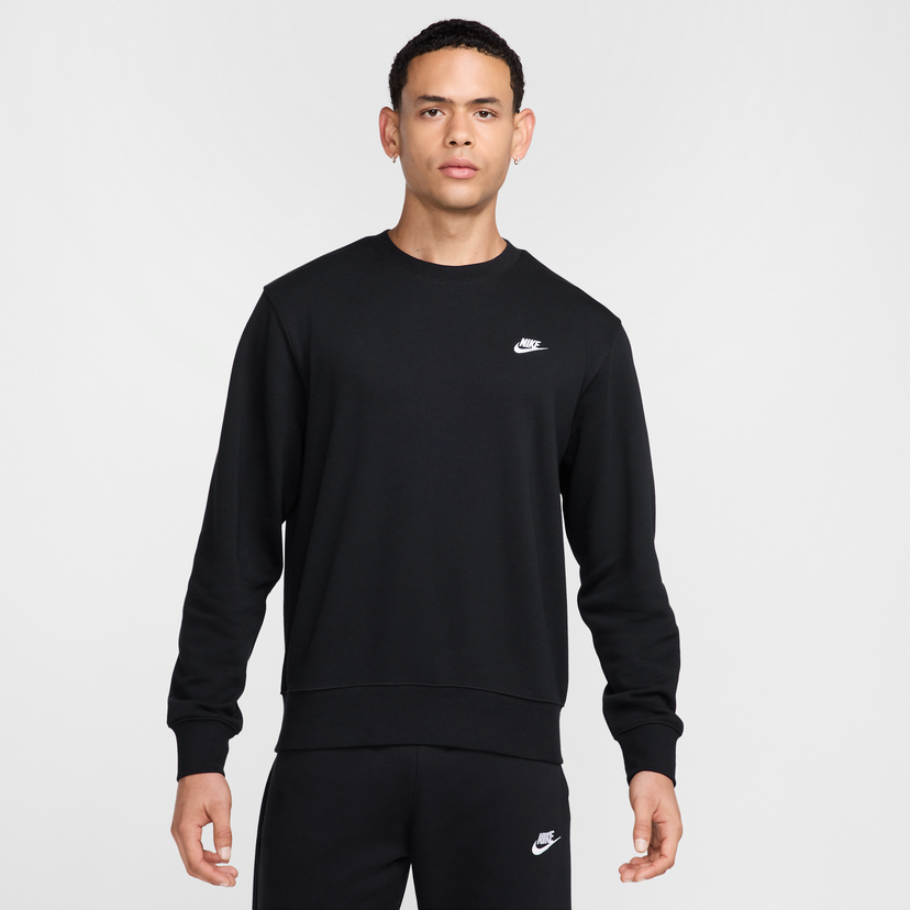 Sweatshirt Nike Club Fleece Crew Sweatshirt Sort | FN3888-010