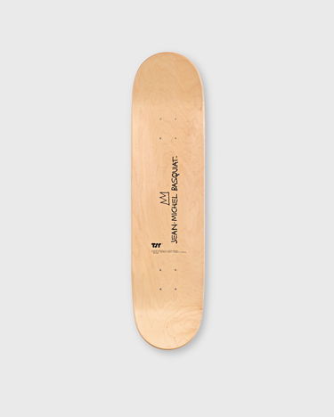 Skøjte The Skateroom Jean-Michel Basquiat King of Baseball Skateboard Deck Beige | KING-OF-BASEBALL, 2