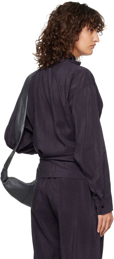 Skuldertaske LEMAIRE Lemaire Twisted Wrap Blouse Grå | TO1081 LF1308, 2