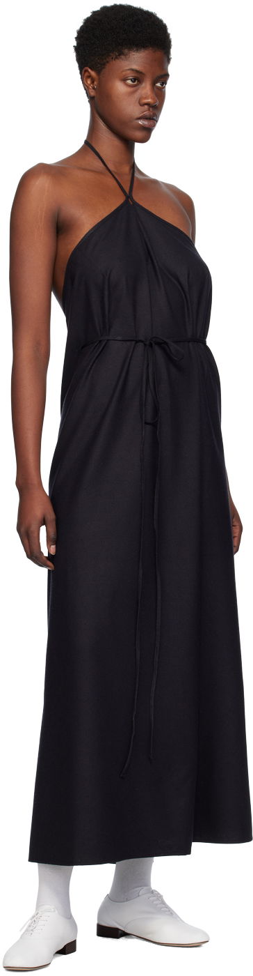 Kjole Baserange Halterneck Maxi Dress Sort | DRLI-WS-000, 3