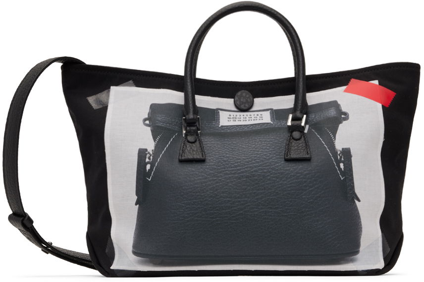 Håndtaske Maison Margiela 5AC Micro Trompe L'oeil Bag Sort | SB1WC0008 P6436, 0