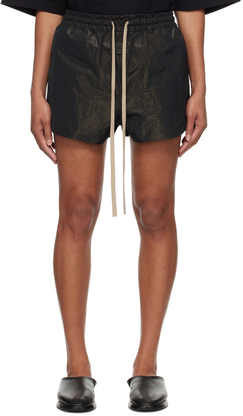 Shorts Fear of God Black Drawstring Shorts Sort | FG840-237WRP, 0