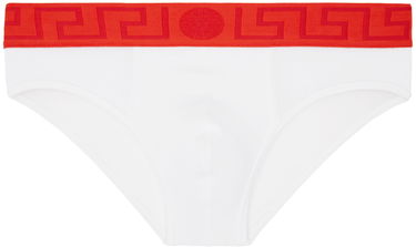 Krop Versace Greca Border Briefs Hvid | AU10027_1A10011, 0