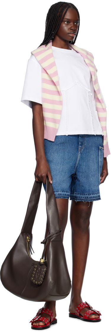Shorts GANNI GANNI Denim Shorts Blå | J1702, 3