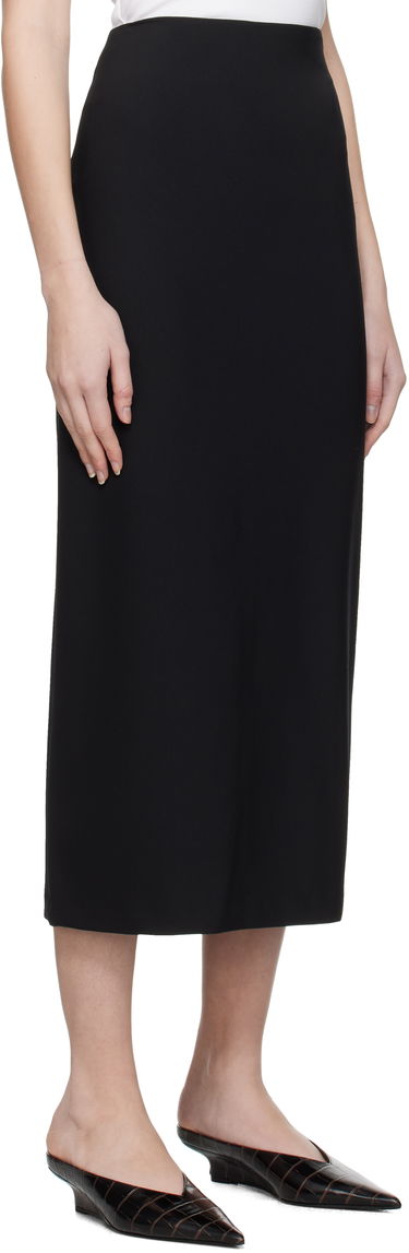 Nederdel Loulou de Saison Loulou de Saison Samos Midi Skirt Sort | SAMOS, 4