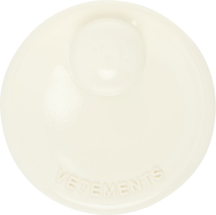 Stift VETEMENTS VETEMENTS Security Tag Brooch Hvid | UH76ST300W