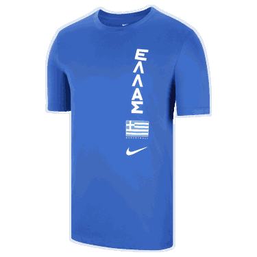 T-shirt Nike basketbalové tričko Řecka Dri-FIT Mørkeblå | DB8603-480, 0