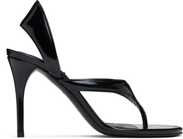Sneakers og sko Alaïa ALAÏA Heeled Thong Sandals Sort | AA3S122CK301, 0