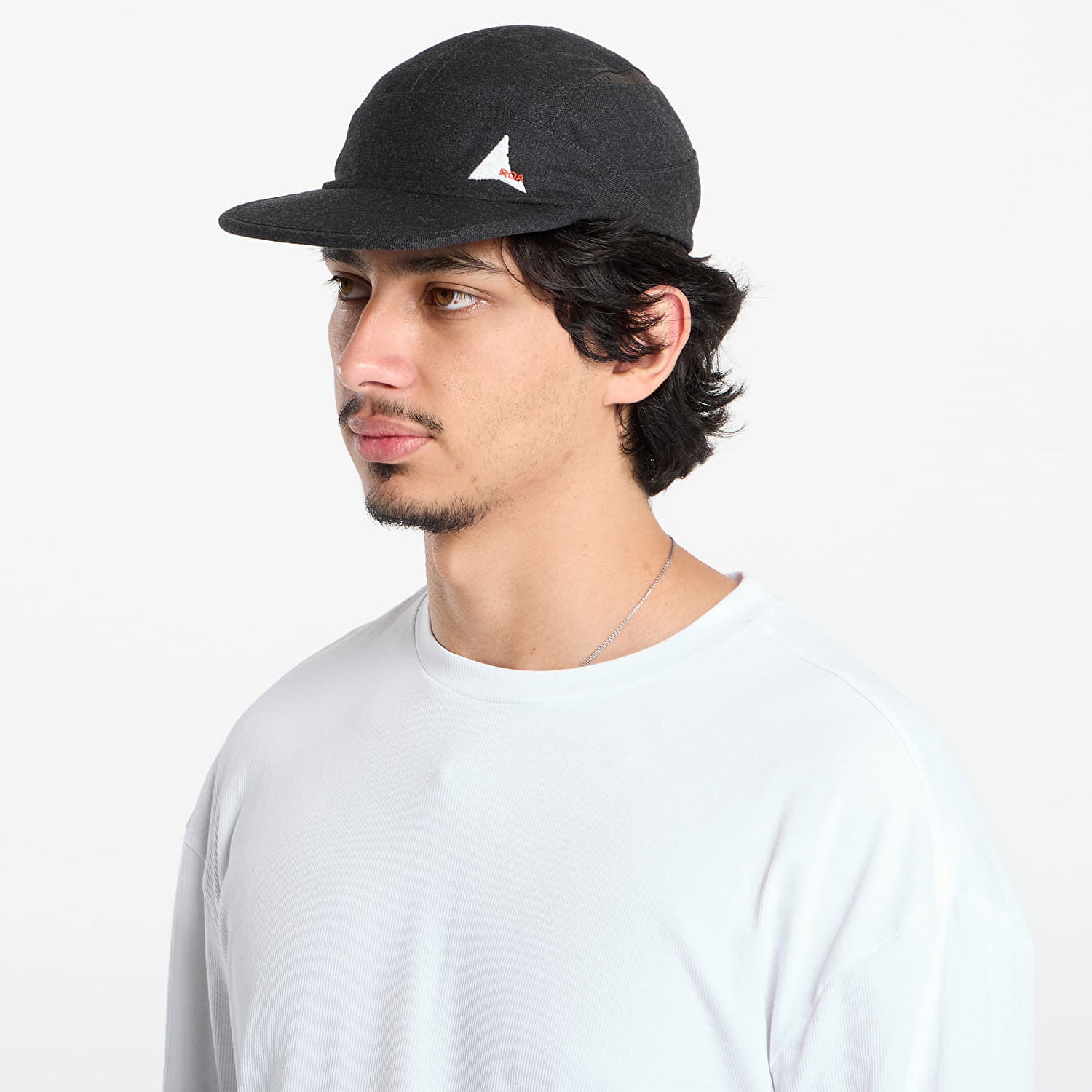 Kasket ROA ROA Bri Wool Twill Cap Sort | RBUW290FA78 ANT0001, 1