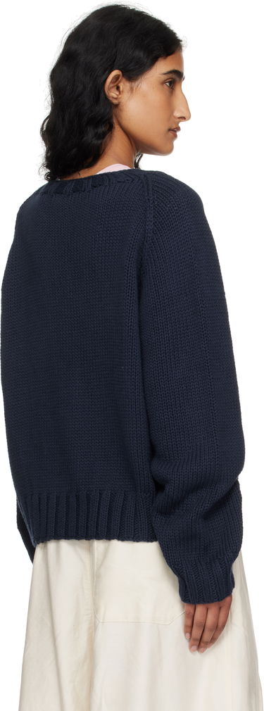 Sweater YMC YMC Atomic Cardigan Mørkeblå | Q8YMF, 2