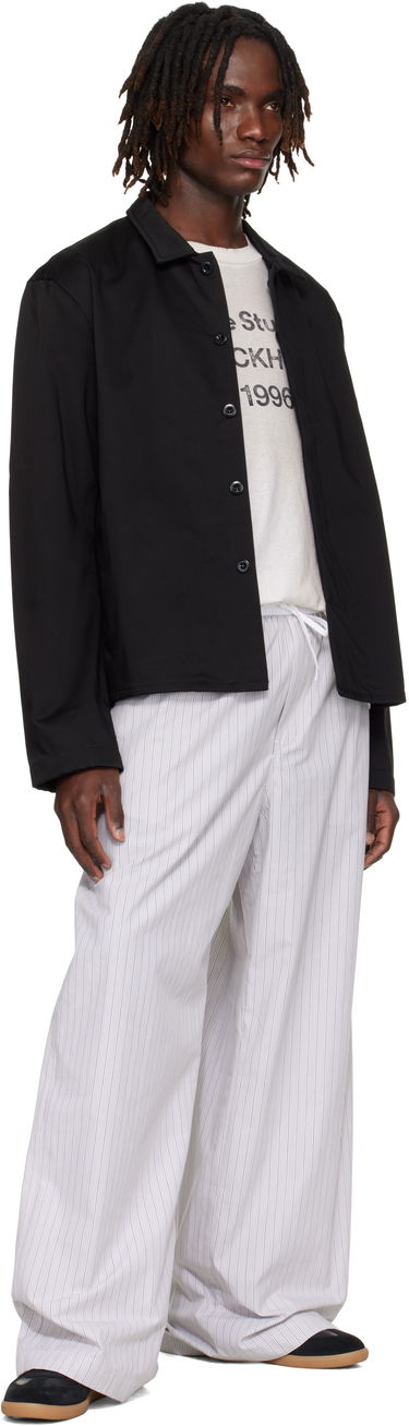 Jakke Acne Studios Acne Studios Satin Jacket Sort | B90833-, 3