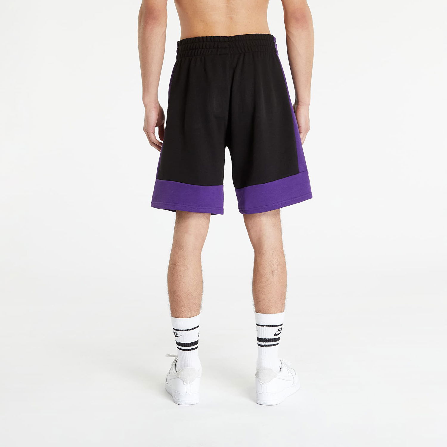 Shorts New Era Los Angeles Lakers NBA Colour Block Shorts Sort | 60349348, 1