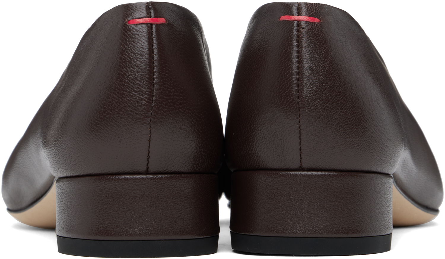 Tøj Aeyde Aeyde Delia Leather Ballerina Flats Brun | A11-FL-GELR25BL18-SS24-953-007, 1
