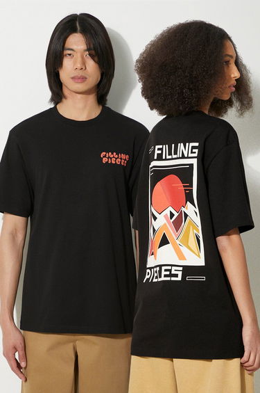 T-shirt Filling Pieces Filling Pieces Sunset Graphic T-Shirt Sort | 74417021861, 0