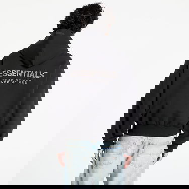 Sweatshirt Fear of God Fear of God Essentials Classic Full Zip Hoodie Sort | 192SP254780F-861, 3
