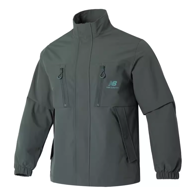 Vindjakke New Balance NBX Homehub Stand Collar Jacket Grøn | AMJ33374-MNU