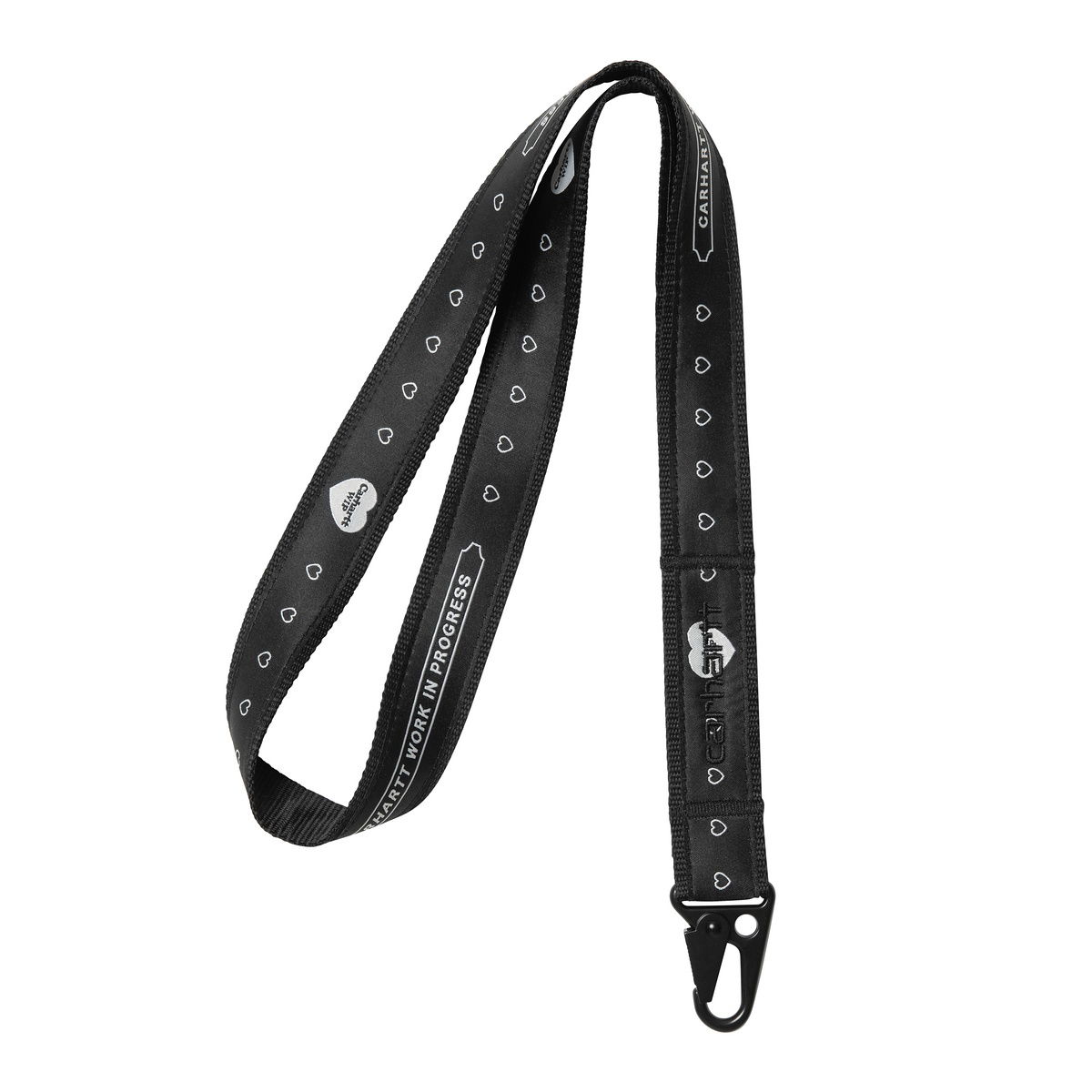 Nøgleringe Carhartt WIP Heart Bandana Keychain Sort | I033223_28C_XX, 0