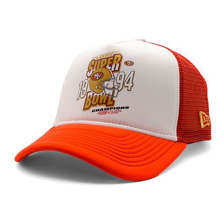 Hat New Era San Francisco 49ers NFL Super Bowl 9FORTY Trucker Cap One Size (56-59 cm) Rød | 60595295, 0