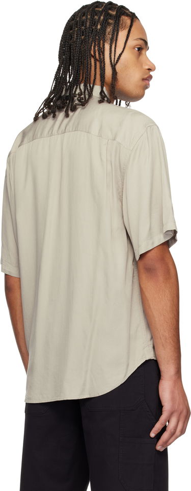 Skjorte rag & bone Rag & Bone Matthew Two-Pocket Short Sleeve Shirt Beige | MBW24HA011VSML, 2