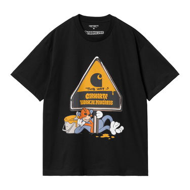 T-shirt Carhartt WIP Deadkebab Workin On It T-Shirt Sort | I032403_89_XX, 4
