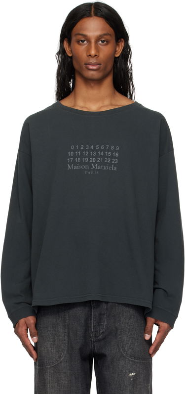 Sweater Maison Margiela Maison Margiela Printed Logo T-Shirt Sort | S50GC0715 S24575, 0