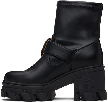 Sneakers og sko Versace Sophie Baroque Buckle Boots Sort | E79VA3S80_E71570, 2
