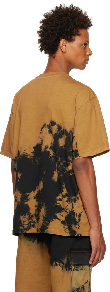 T-shirt Feng Chen Wang Feng Chen Wang Bleached Pocket T-Shirt Brun | FMF14TS02, 2