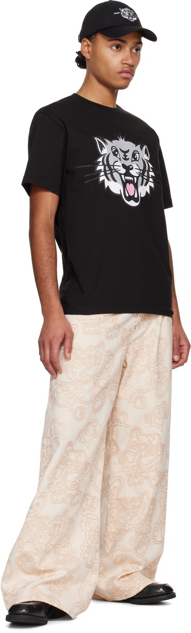 T-shirt KENZO Happy Tiger Graphic T-Shirt Sort | FF55TS5334SG, 3
