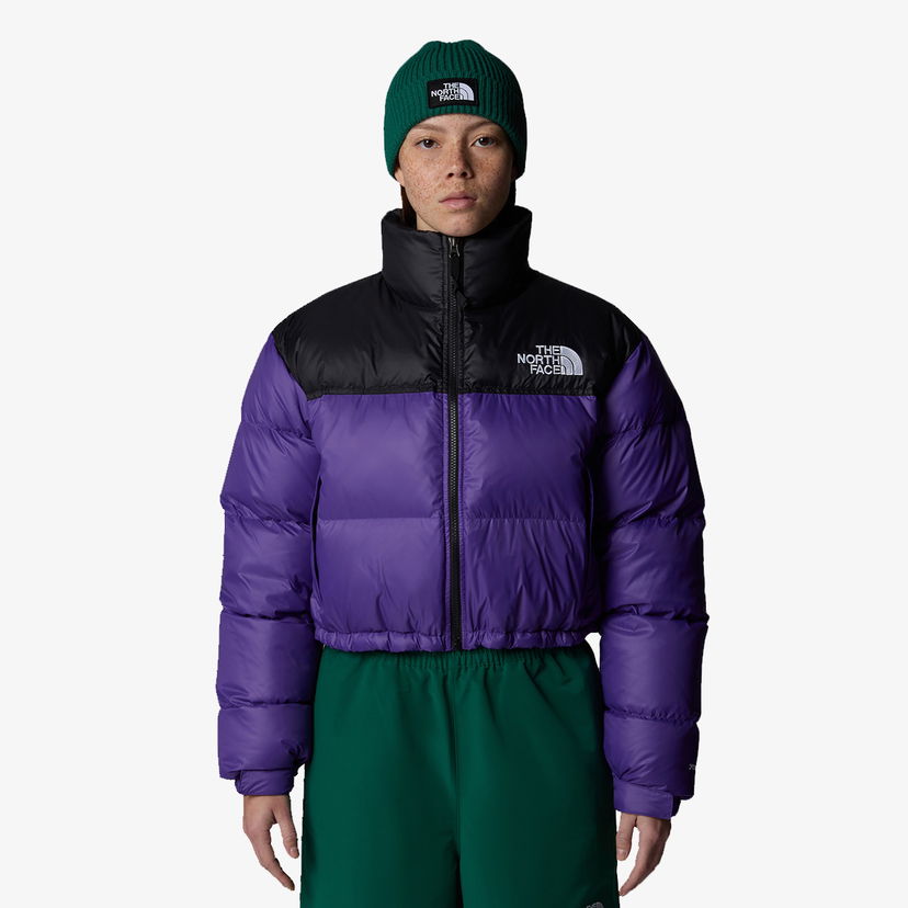 Puffer jakke The North Face W NUPTSE SHORT JACKET Lilla | NF0A5GGES961