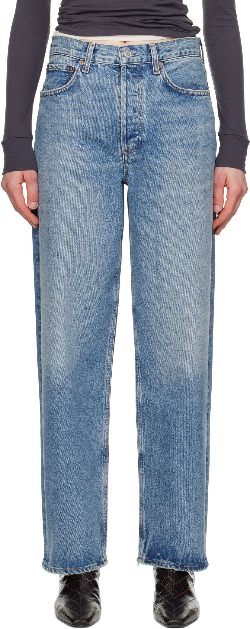 Jeans AGOLDE AGOLDE Henson Loose-Fit Jeans Blå | A219-1535