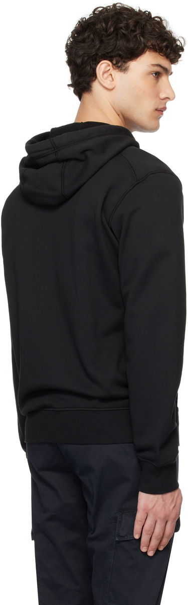 Sweatshirt Stone Island Diagonal Fleece Old Effect Hoodie Sort | K1S156100042S0051, 2