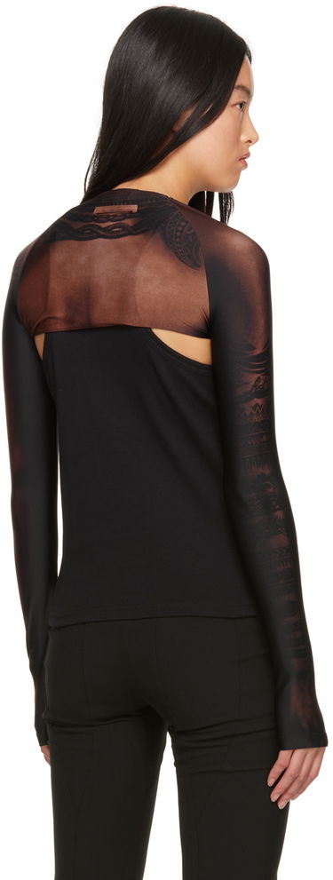 Tanktop Jean Paul Gaultier Jean Paul Gaultier Open-Shoulder Top Sort | 23/15-F-TO105-J527-67, 2
