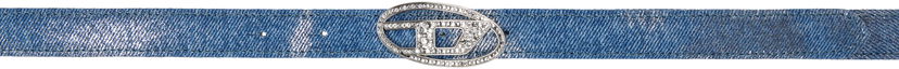 Bælter Diesel B-1dr Strass 20 Denim Belt Sort | X10129 P6256