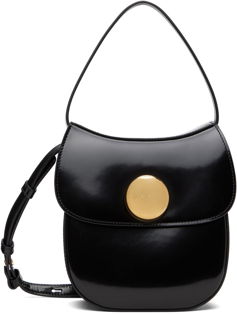 Håndtaske Marni Marni Leather Butterfly Small Bag Sort | SBMP0218U0 P7943