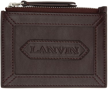 Tegnebog LANVIN Burgundy Zipped Card Holder Beige | LM-SLSWZ4-PIEN-A24, 0